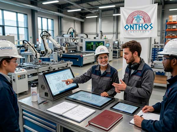 Personas trabajando en empresas e industrias